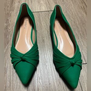 Zuyiqing Green Women's Shoes